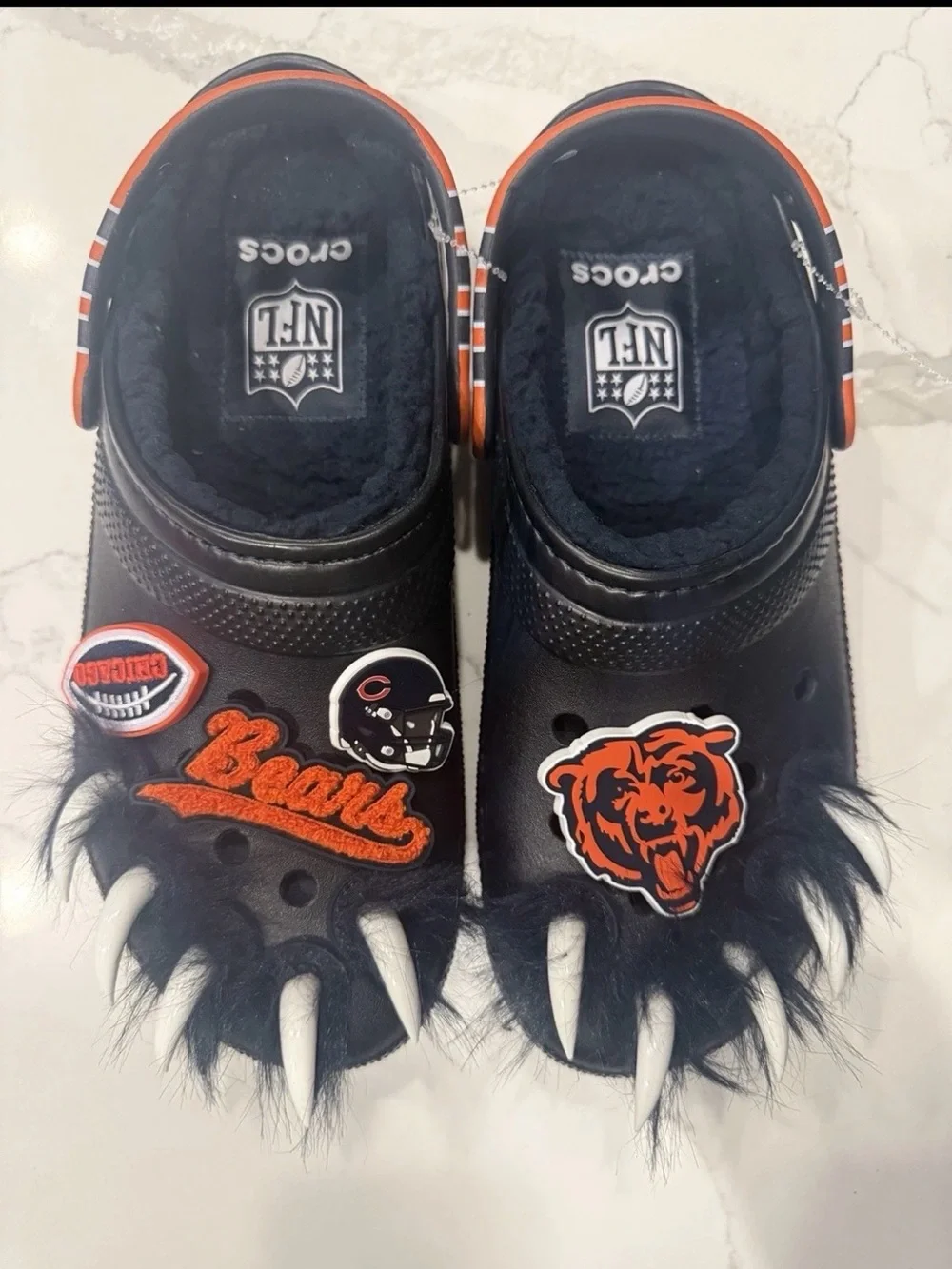 NFL Chicago Bears Crocs Size 10 mens/12 womens